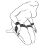 Бондажний набір Easy Toys Thigh & Wrist Cuff Restraint Set, чорний - Фото №4