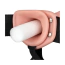 Полый страпон с вибрацией Realrock Vibrating Hollow Strap-On 6, телесный - Фото №6