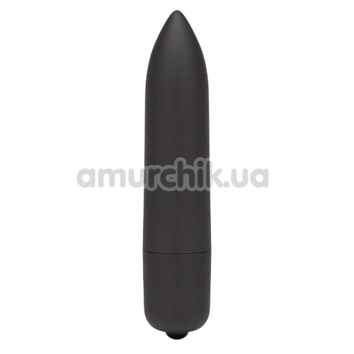 Кліторальний вібратор X-Basic Bullet Long One Speed, чорний - Фото №1