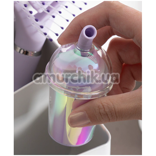 Симулятор орального секса для женщин с вибрацией и подогревом BeYourLover Magic Joy Cup, голубой