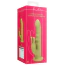Вибратор с ротацией Loveline Ultra Soft Silicone Rotating Rabbit Vibrator, салатовый - Фото №11