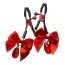 Затискачі для сосків Art of Sex Flirty Bow, червоні - Фото №1