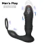 Вібростимулятор простати з поштовхами Men's Play Thrusting Prostate Massager App Controlled B5, чорний - Фото №4
