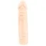 Вибронасадка на пенис Silicone Extension Vibrating, телесная - Фото №3