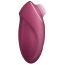 Клиторальный вибратор с пульсацией Satisfyer Tap & Climax 1, бордовый - Фото №2