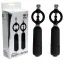 Затискачі для сосків з вібрацією Adam & Eve Vibrating Nipple Clamps, чорні - Фото №7