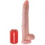 Фалоімітатор King Cock With Balls, 35.6 см тілесний - Фото №4