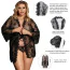 Комплект Star Night Valerie Lace Robe, черный: халатик + трусики-стринги - Фото №5