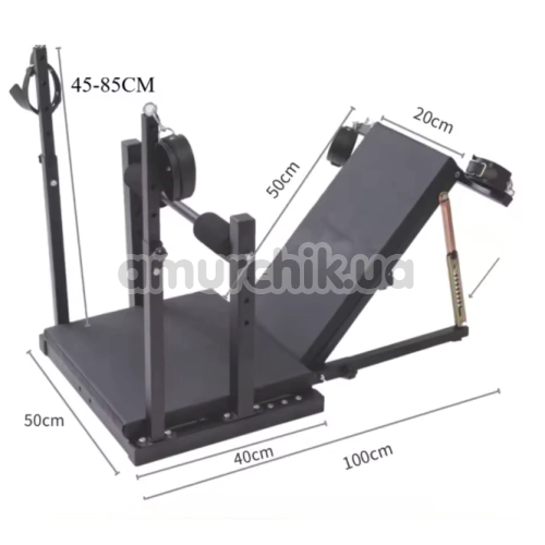 Крісло для сексу Bedroom Fantasies Bondage Chair, чорне