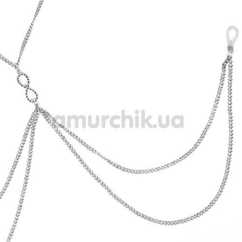 Украшение для сосков Art Of Sex Nipple Jewerlry Infinity, серебряное