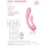 Вибратор Femintimate Dual Massager, розовый - Фото №3