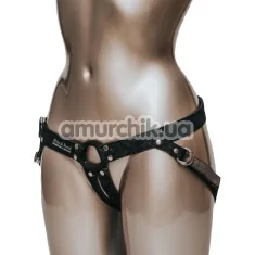 Трусики для страпона Fun Factory Harness For Dildos Strap & Bound, чорні - Фото №1
