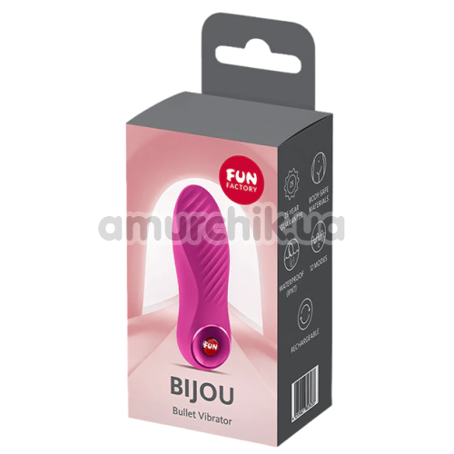 Клиторальный вибратор Fun Factory Bijou, розовый