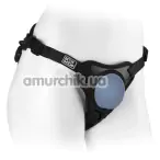 Трусики для страпона Dillio Platinum Collection Body Dock SE, черные - Фото №1