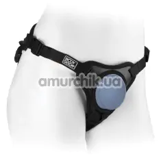 Трусики для страпона Dillio Platinum Collection Body Dock SE, чорні - Фото №1