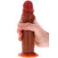 Фаллоимитатор Get Real Skin Foreskin Dong 19 cm, светло-коричневый - Фото №2