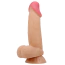 Фалоімітатор Sliding Skin Bendable 7.6, тілесний - Фото №2