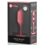 Анальная пробка со смещенным центром тяжести B-Vibe Snug Plug 2, розовая - Фото №6