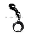 Анальная пробка Unbendable Drang Fun Metal Anal Plug, серебряная - Фото №1