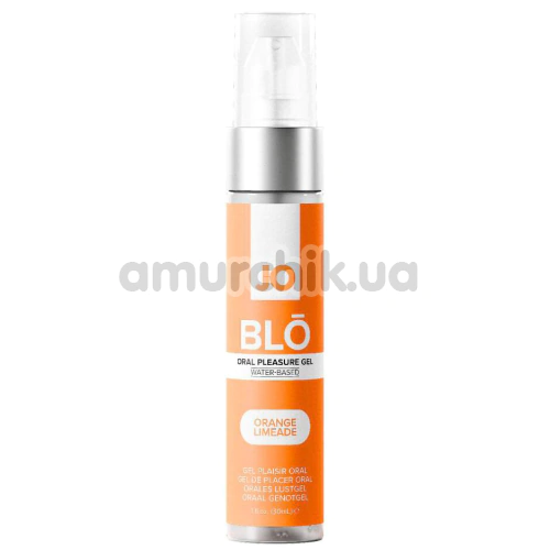 Гель для орального секса с охлаждающим эффектом JO Blo Orange Limeade - апельсиновый лимонад, 30 мл - Фото №1