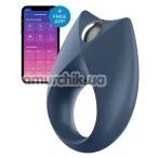 Виброкольцо Satisfyer Royal One Ring Vibrator, синее - Фото №1