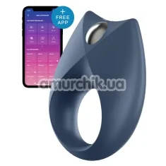 Віброкільце Satisfyer Royal One Ring Vibrator, синє - Фото №1