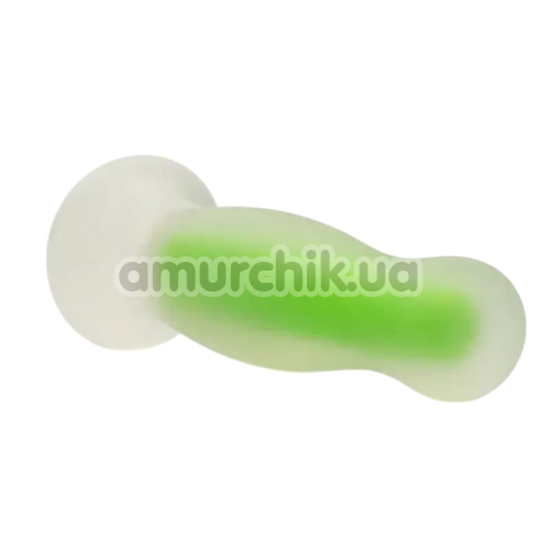 Анальна пробка Alume Glow In The Dark Silicone Plug S, зелена
