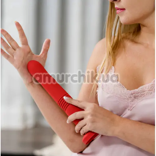 Вібратор з поштовхами Lovense Gravity, червоний