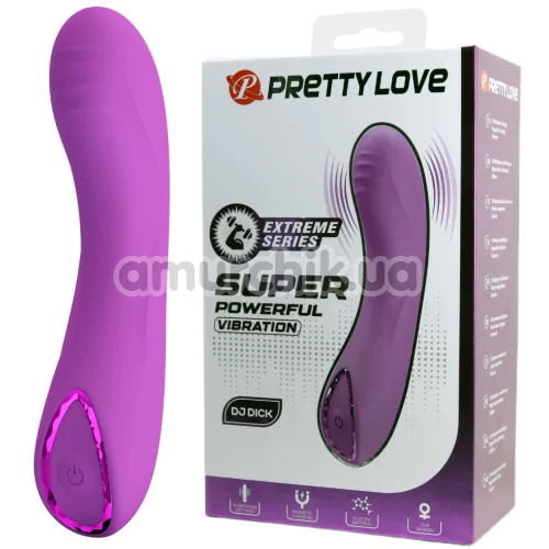 Вібратор для точки G Pretty Love DJ Dick, фіолетовий