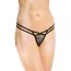 Трусики-стринги G-String (модель 2450), черные - Фото №1
