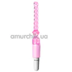 Анальный вибратор Vibrator с шариками, розовый - Фото №1