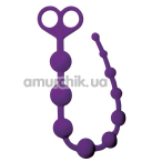 Анальний ланцюжок Virgite Essentials Anal Beads E3, фіолетовий - Фото №1