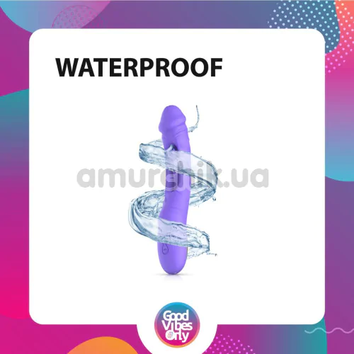 Вибратор Good Vibes Only Flax, фиолетовый