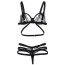 Комплект Star Night Strappy Lace Set, чорний: бюстгальтер + трусики-стрінги - Фото №10