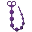 Анальная цепочка Virgite Essentials Anal Beads E3, фиолетовая - Фото №1
