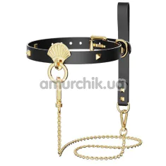 Нашийник Zalo Collar & Leash Set, чорний - Фото №1