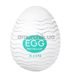 Мастурбатор XHN Egg Easy Ona Cap 0266A, білий - Фото №1