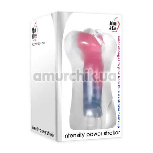 Искусственная вагина Adam & Eve Intensity Power Stroker, прозрачная