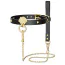 Нашийник Zalo Collar & Leash Set, чорний - Фото №1