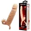 Насадка на пенис с вибрацией Pretty Love Penis Sleeve Connor, телесная - Фото №8