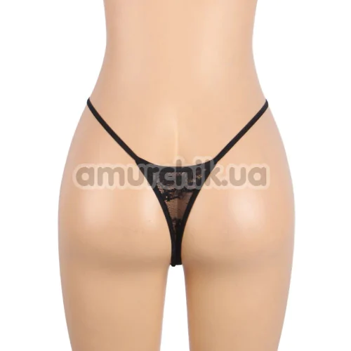 Трусики-стрінги Star Night Strap Detail Panties, чорні