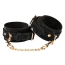 Фіксатори для рук Liebe Seele Boudoir Amor Handcuffs With Gold Hardware, чорні - Фото №1
