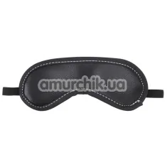 Маска на глаза sLash Fluff Blindfold, чёрная - Фото №1