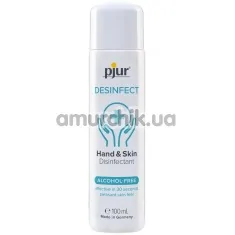 Дезінфікуючий засіб Pjur Desinfect Hand & Skin, 100 мл - Фото №1