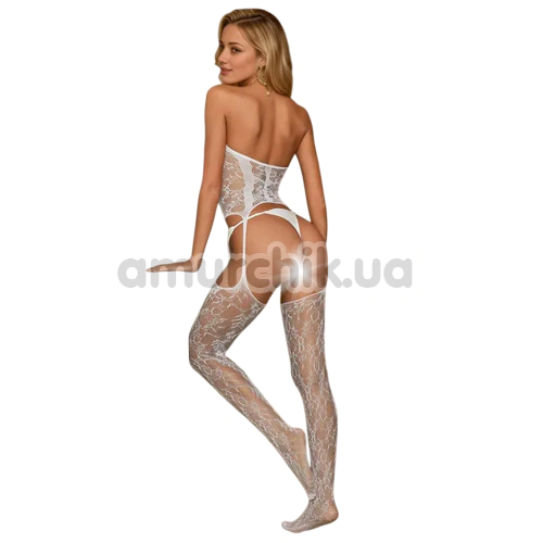 Комбінезон Star Night Naughty Bodystocking Fishnet Lace, білий