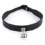 Чокер з дзвіночком DS Fetish Collar With Bell, чорний
