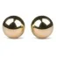 Вагінальні кульки Easy Toys Ben Wa Golden Exercise Balls 22 mm, золоті - Фото №1