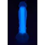 Фалоімітатор Radiant Glow In The Dark Soft Silicone Dildo Medium, фіолетовий - Фото №10