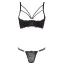Комплект Cottelli Collection Lingerie 222109812, черный: бюстгальтер + трусики-стринги - Фото №7