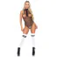 Боді Leg Avenue Get It Right Fishnet Bodysuit, чорне - Фото №4